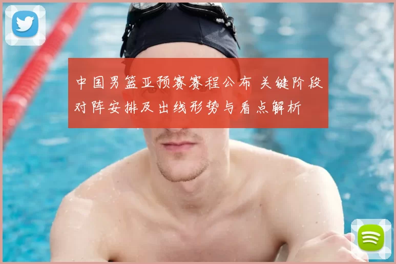 中国男篮亚预赛赛程公布 关键阶段对阵安排及出线形势与看点解析