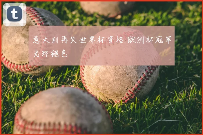 意大利再失世界杯资格 欧洲杯冠军光环褪色
